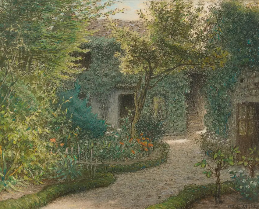 Théodore Rousseau’s House In Barbizon by Jean-François Millet